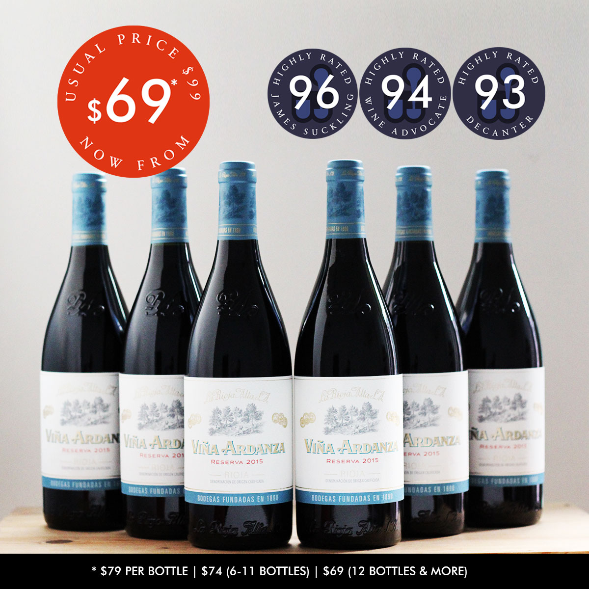 Vina Ardanza Reserva promotion